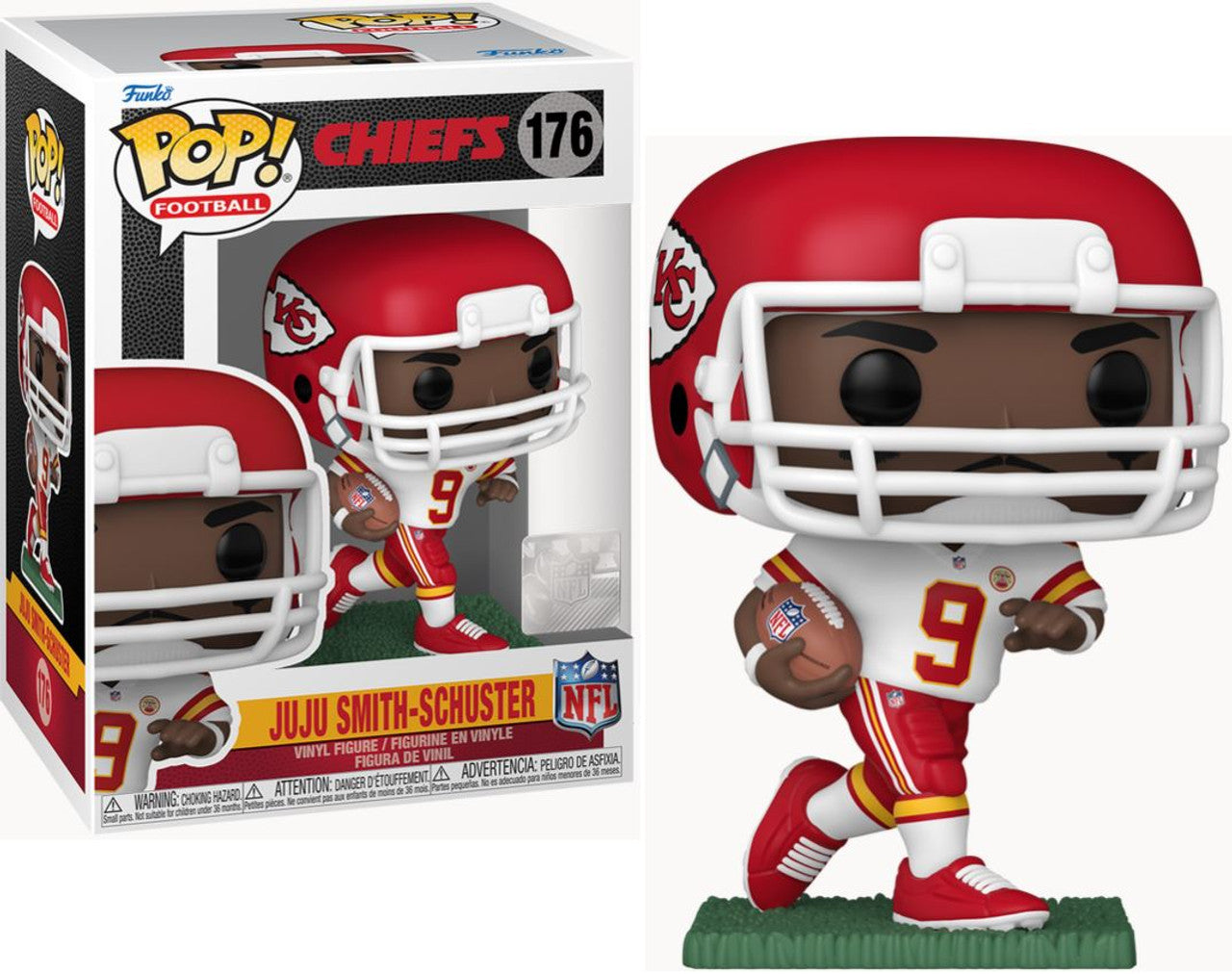 Pop! NFL Series 9 JuJu Smith-Schuster Kansas City Chiefs Away Jersey