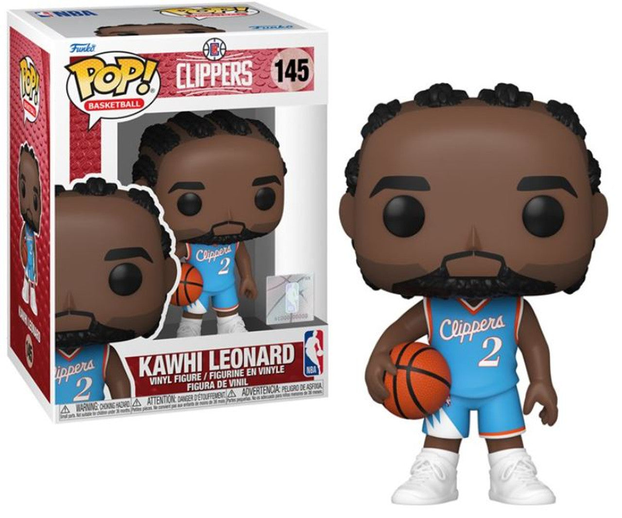 Pop! Series 8 Kawhi Leonard Los Angeles Clippers City NBA