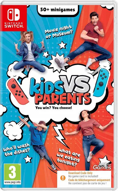 Kids vs Parents (Code in a box) Nintendo Switch