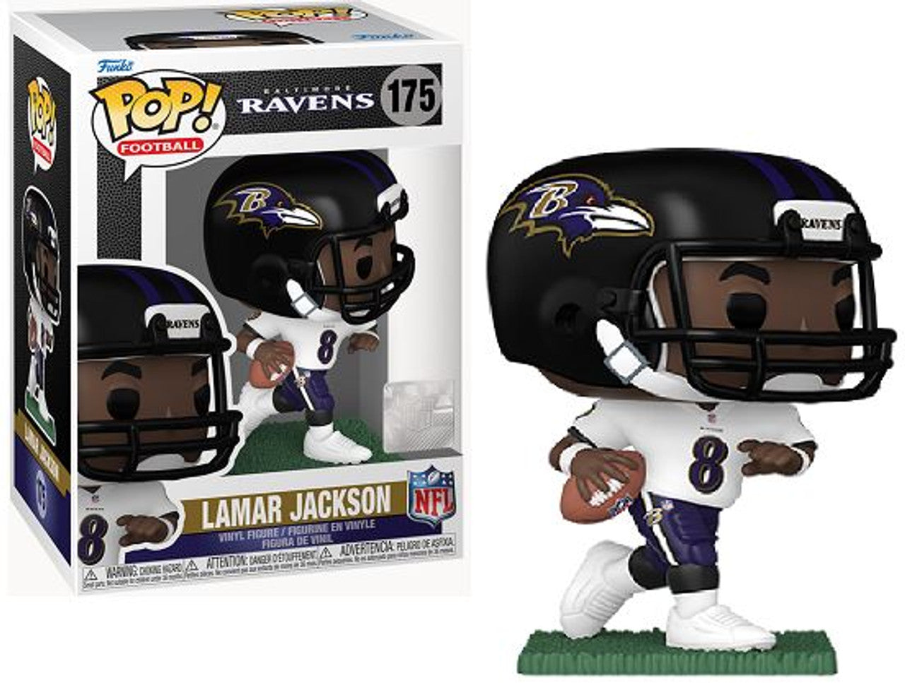 Pop! NFL Series 9 Lamar Jackson Baltimore Ravens Away Jersey