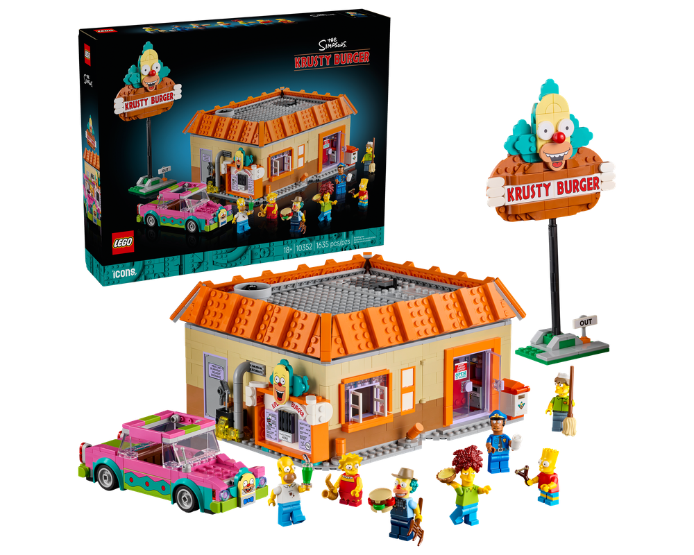 LEGO Icons The Simpsons Krusty Burger