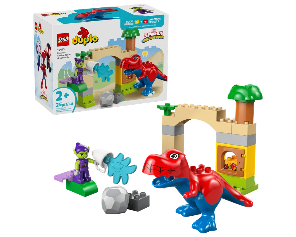 LEGO DUPLO Dinosaur Spidey-Rex vs Green Goblin