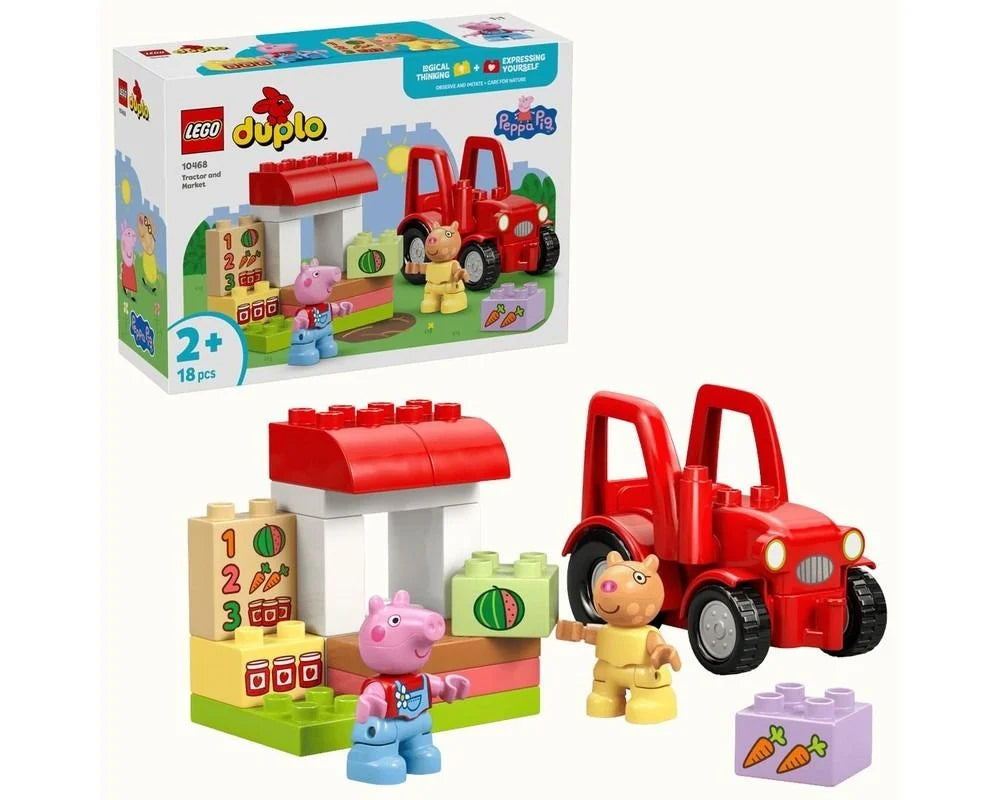 LEGO DUPLO Tractor and Market Peppa Pig