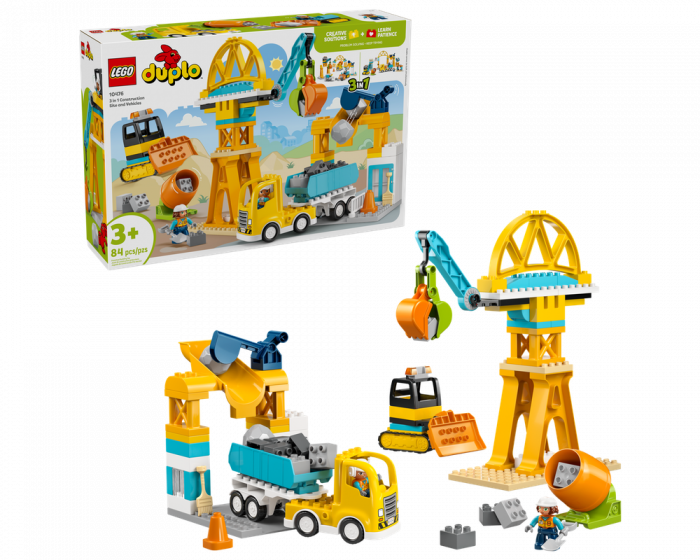 LEGO DUPLO 3 in 1 Construction Site and Vehicles