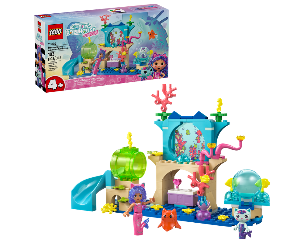LEGO Gabby's Dollhouse Mermaid Gabby's Aquarium Adventure Gabby’s Dollhouse The Movie