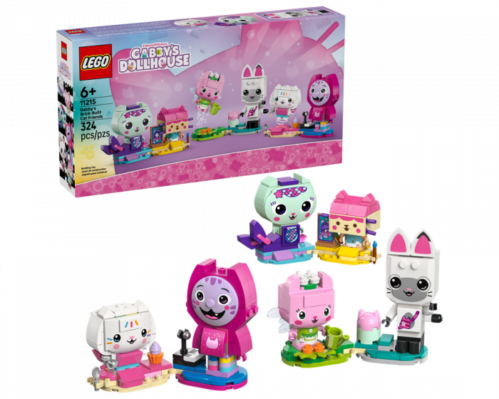 LEGO Gabby's Dollhouse Gabby's Brick-Built Cat Friends