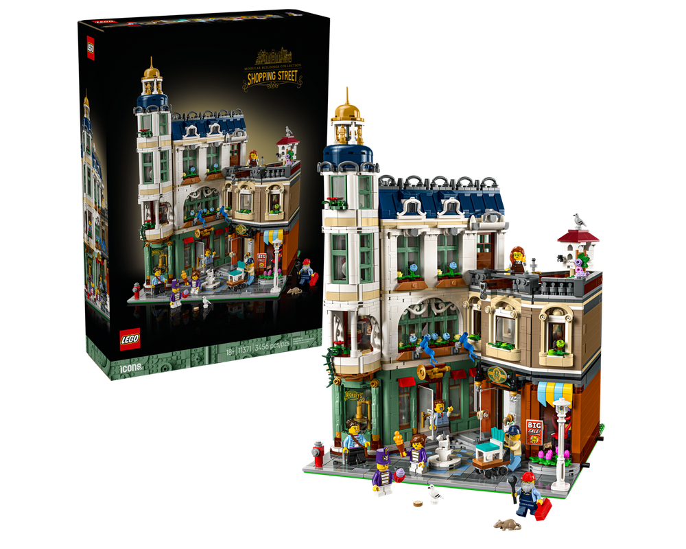 LEGO Icons Shopping Street Modular Buildings