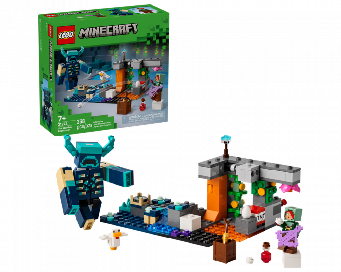 LEGO Minecraft The Warden Encounter