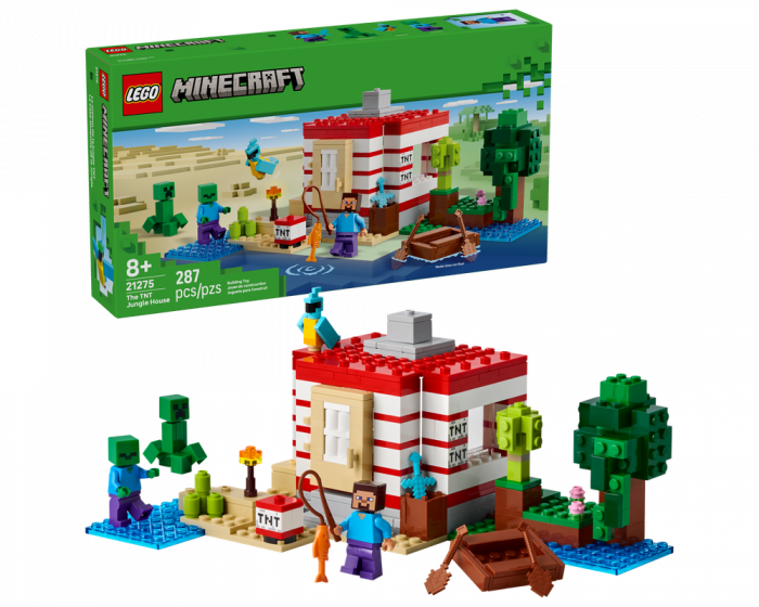 LEGO Minecraft The TNT Jungle House