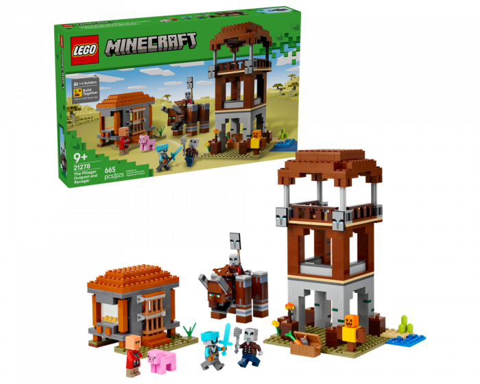 LEGO Minecraft The Pillager Outpost and Ravager
