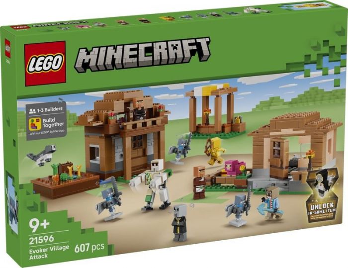 LEGO Minecraft Evoker Village Attack