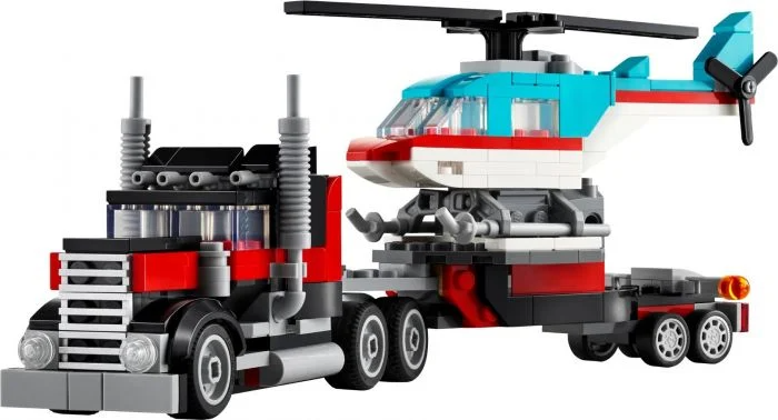 LEGO Creator 3in1 Flatbed Truck with Helicopter