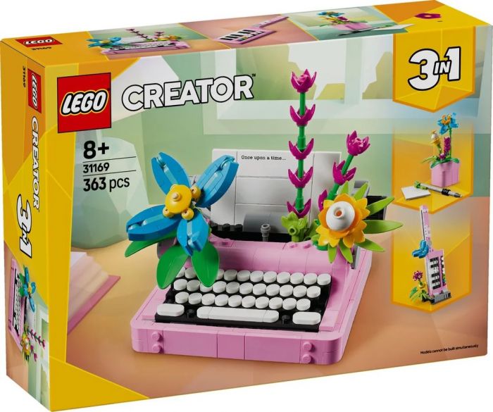 LEGO Creator 3in1 Typewriter with Flowers