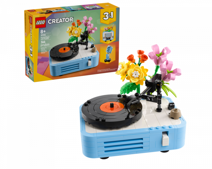 LEGO Creator 3in1 Record Player with Flowers