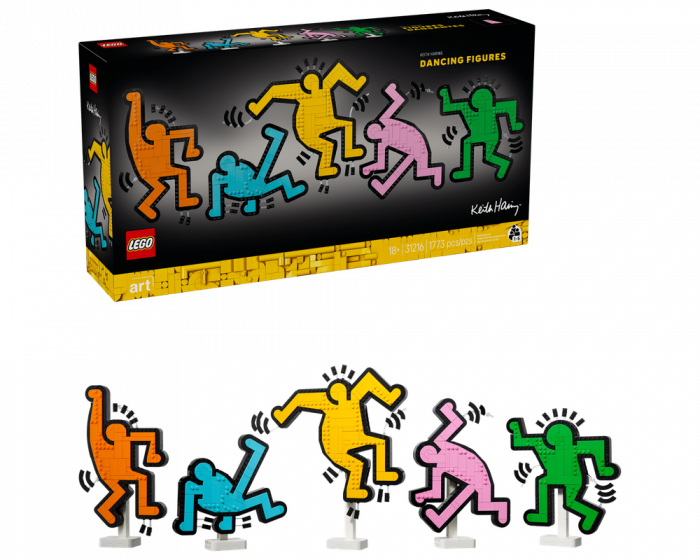 LEGO Art Keith Haring Dancing Figures