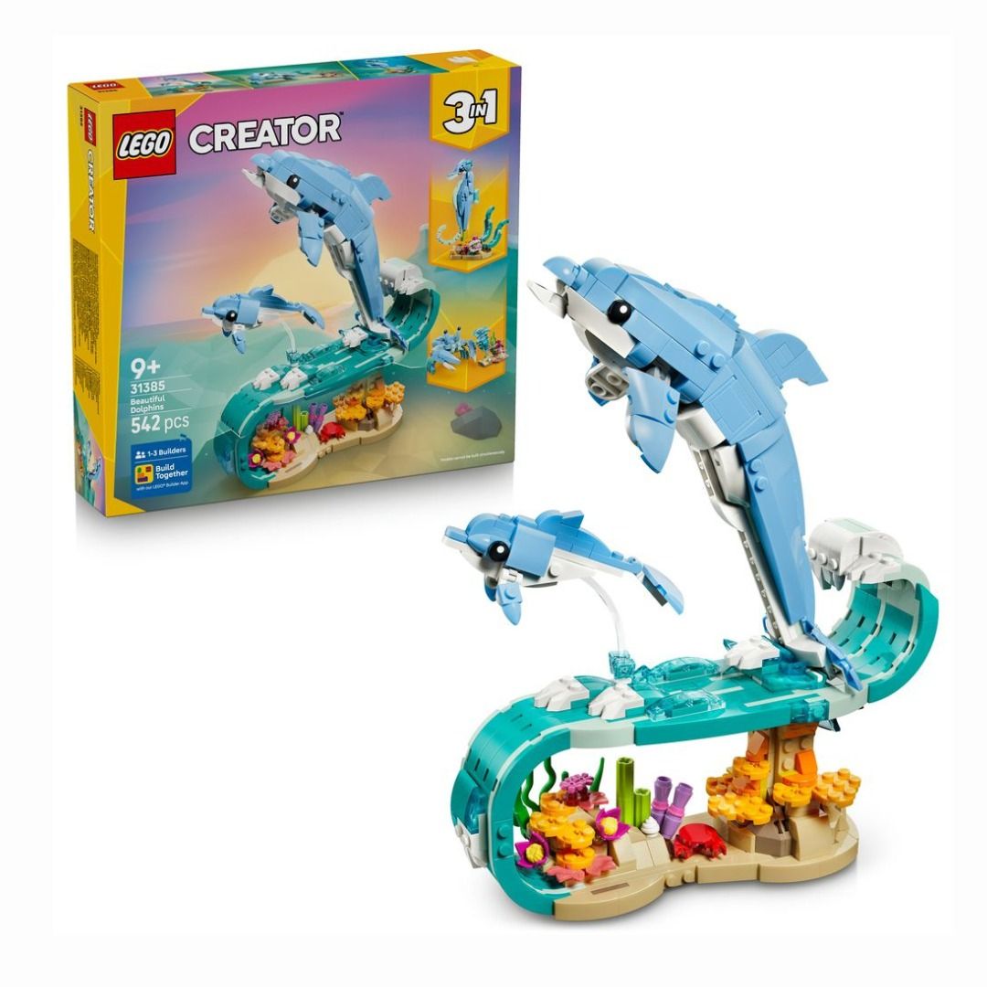 LEGO Creator 3in1 Sea Animals Beautiful Dolphins