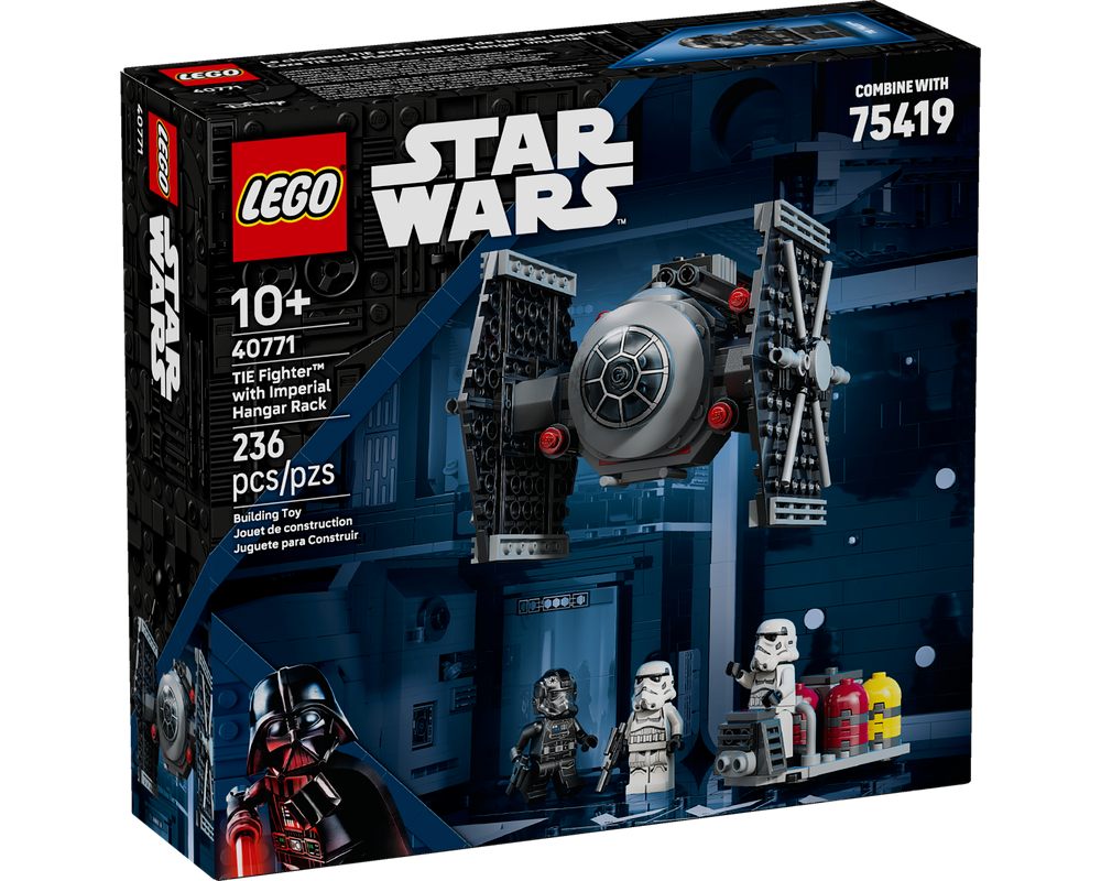 LEGO Star Wars TIE Fighter with Imperial Hangar Rack