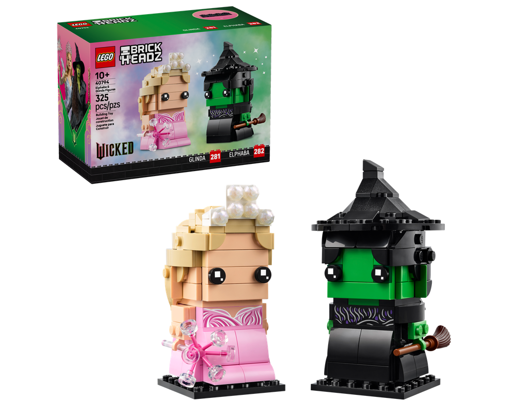 LEGO BrickHeadz Elphaba & Glinda Figures Wicked