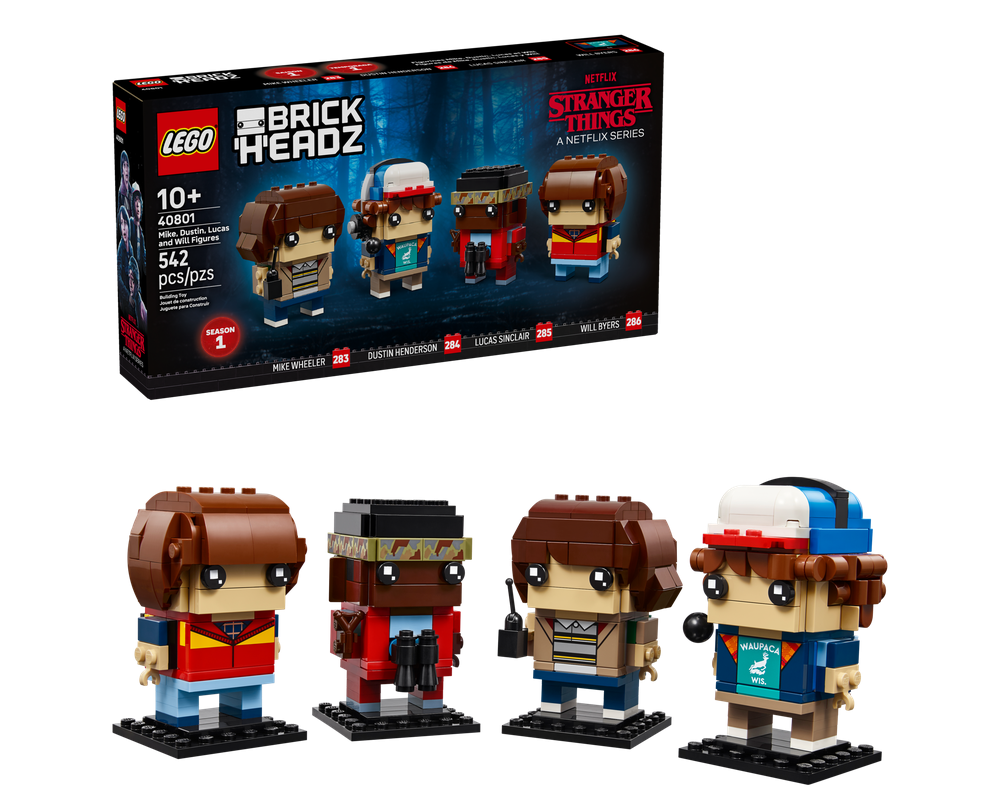 LEGO BrickHeadz Mike, Dustin, Lucas and Will Figures Stranger Things