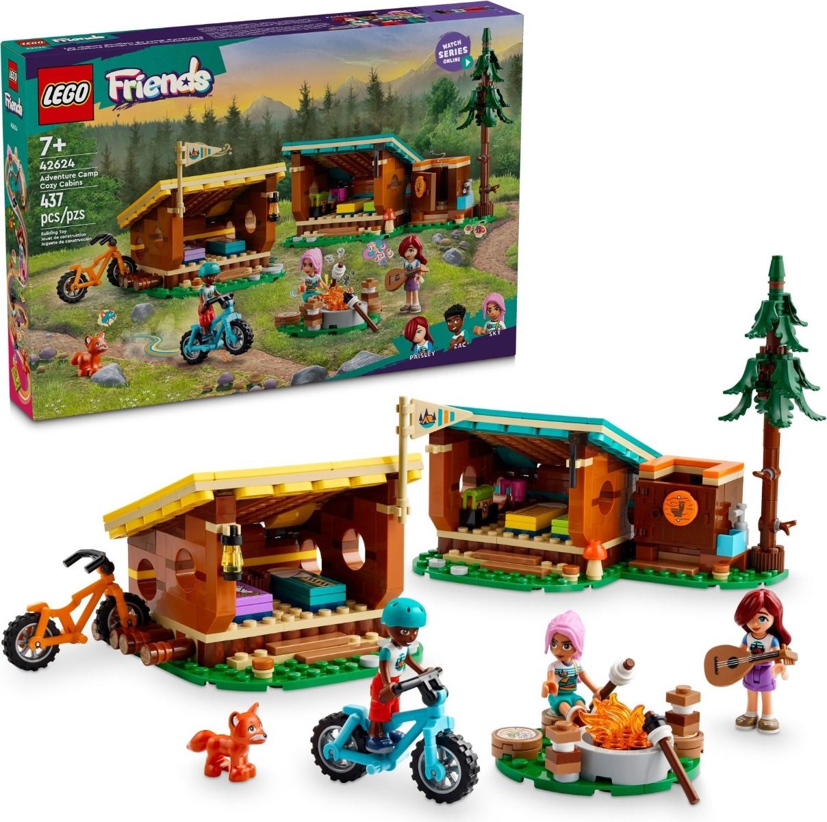 LEGO Friends Adventure Camp Cosy Cabins
