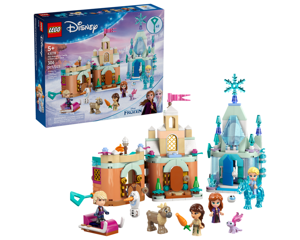 LEGO Disneyv Mini Arendelle Castle & Elsa's Ice Palace Frozen 2