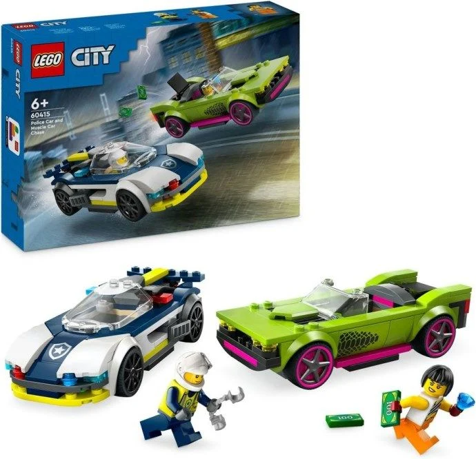 LEGO City Police Car and Muscle Car Chase