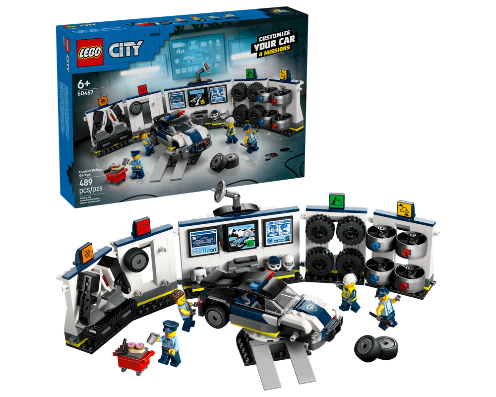 LEGO City Custom Police Car Garage