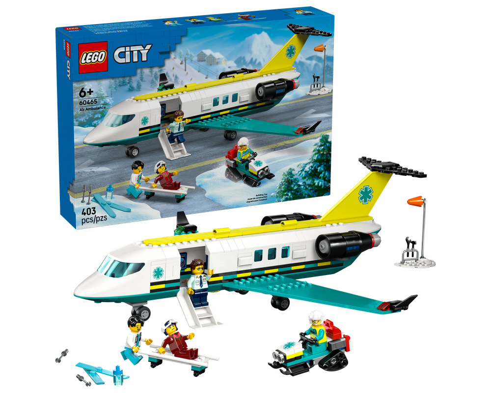 LEGO City Emergency Air Ambulance Airplane