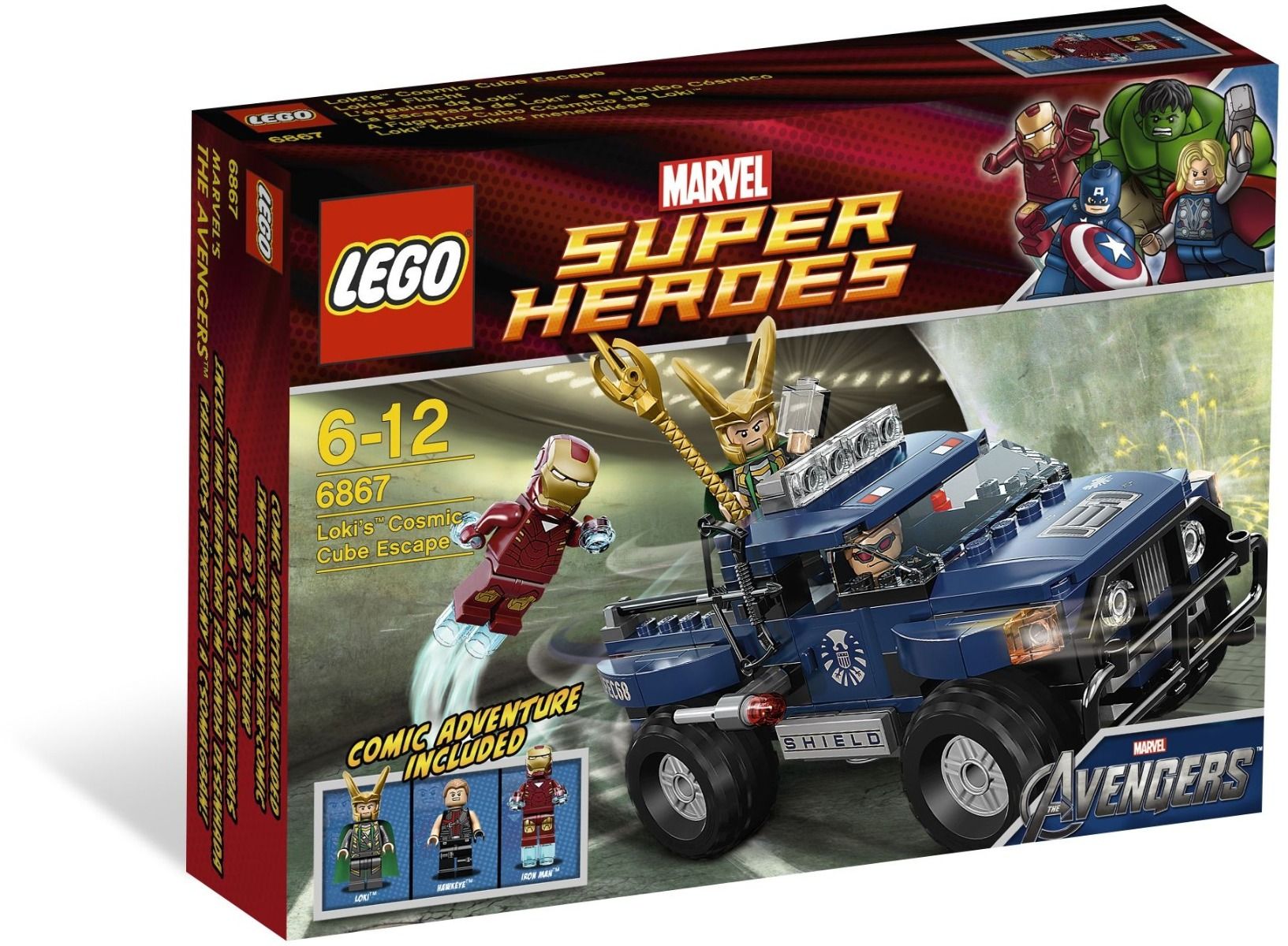 LEGO Marvel Loki's Cosmic Cube Escape The Avengers