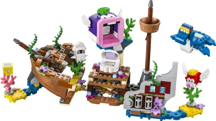 LEGO Super Mario Dorrie's Sunken Shipwreck Adventure Expansion Set