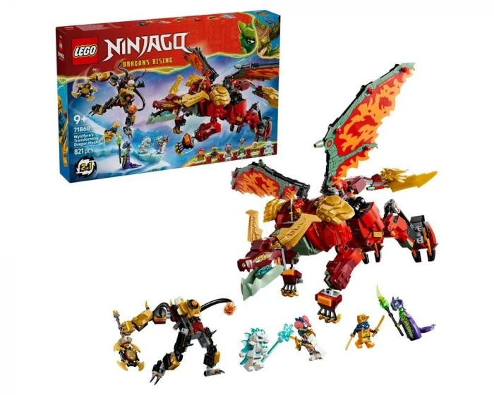 LEGO NINJAGO Wyldfyre's Transforming Dragon Mech