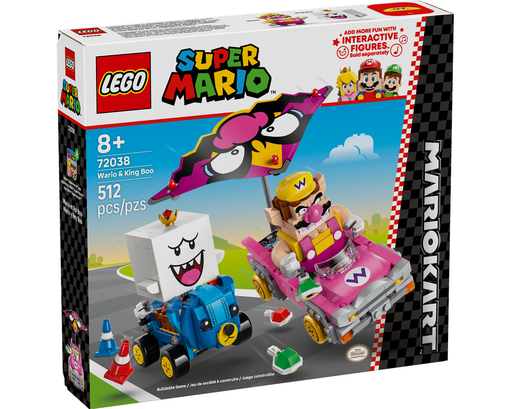 LEGO Super Mario Mario Kart Wario& King Boo