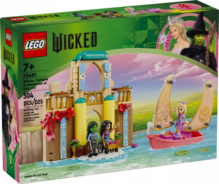LEGO Wicked Glinda, Elphaba, Nessarose at Shiz University