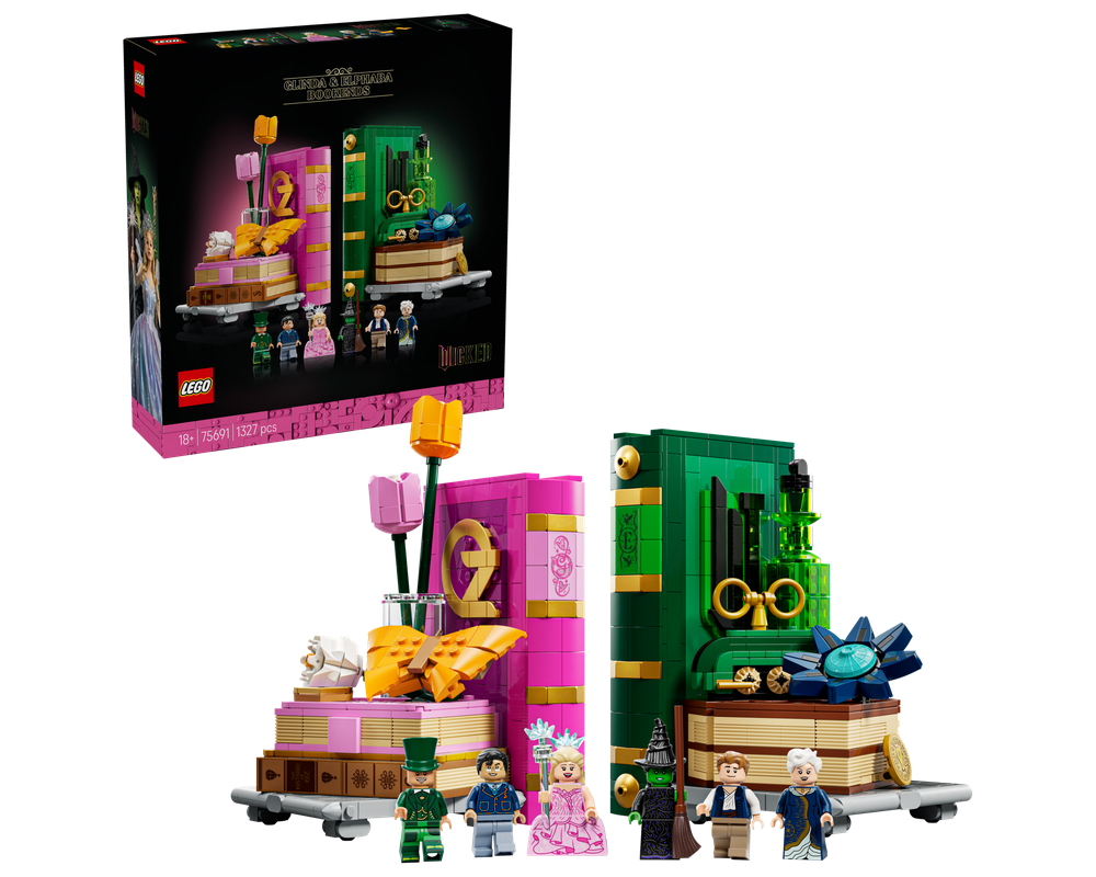 LEGO Wicked Glinda & Elphaba Bookends