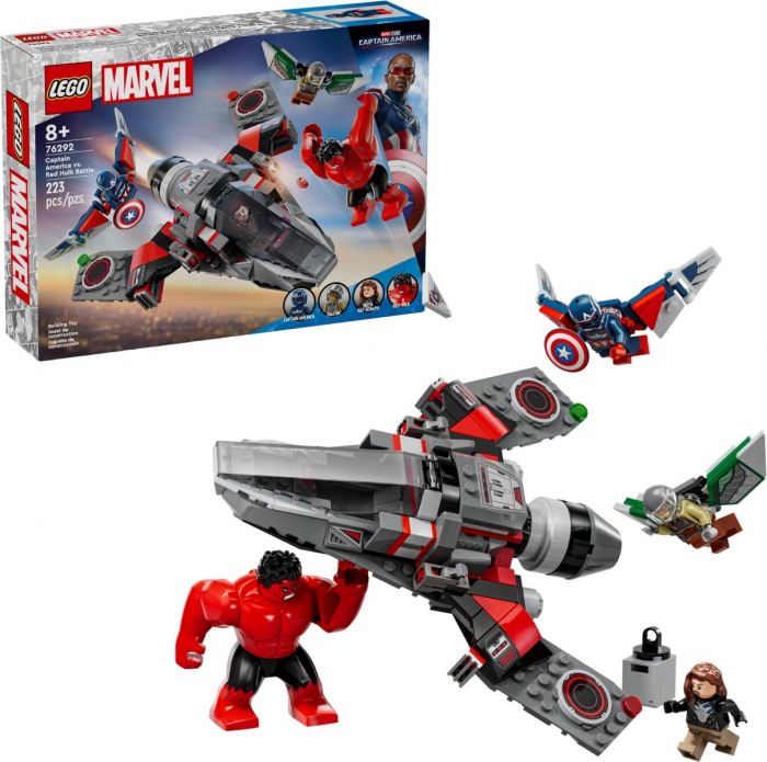 LEGO Marvel Captain America VS Red Hulk Battle Captain America Brave New World