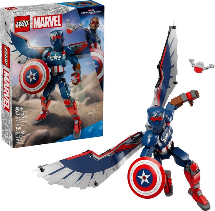 LEGO Marvel New Captain America Construction Figure Captain America Brave New World