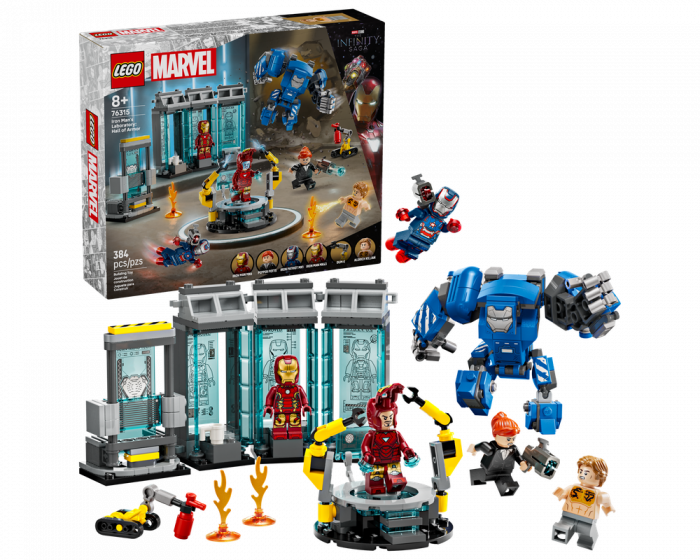 LEGO Marvel Iron Man's Laboratory Hall of Armor