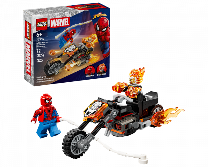 LEGO Marvel Spider-Man vs Ghost Rider Motorcycle
