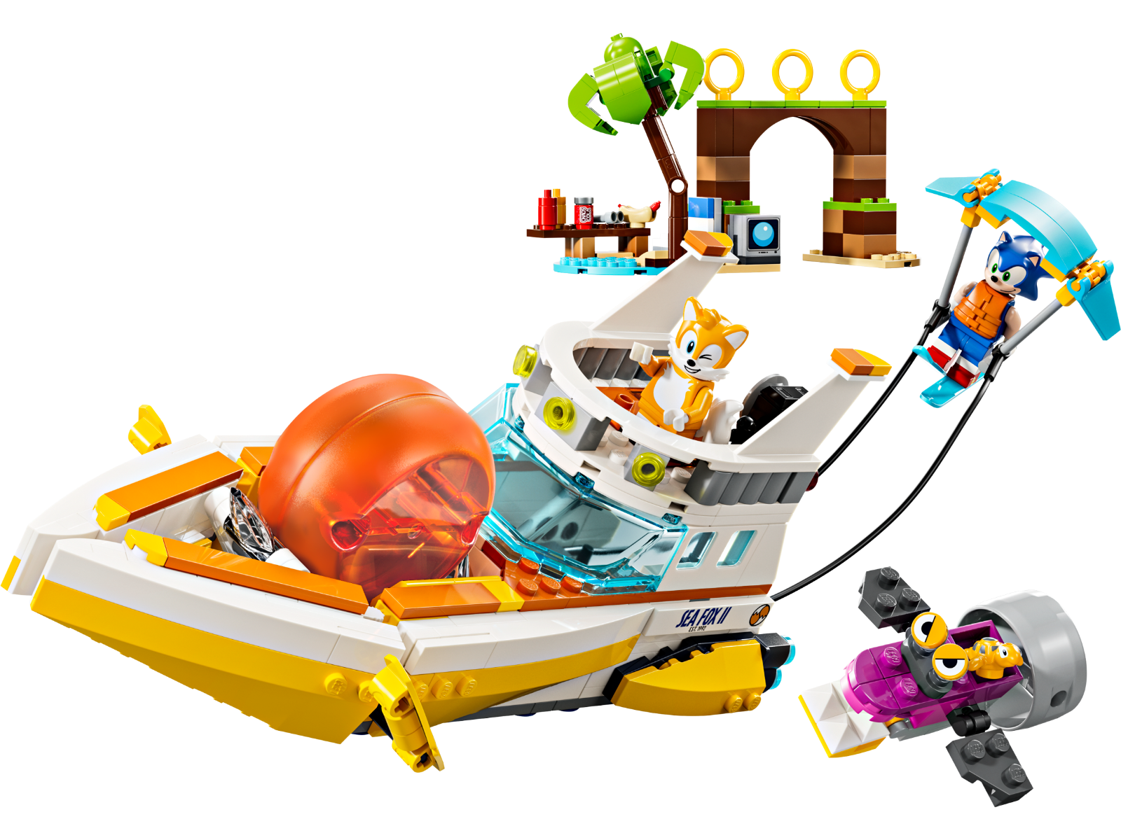 LEGO Sonic the Hedgehog Tails Adventure Boat