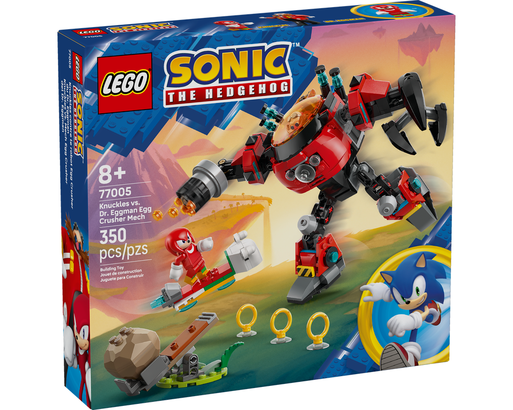 LEGO Sonic the Hedgehog Knuckles vs Dr Eggman Egg Crusher Mech