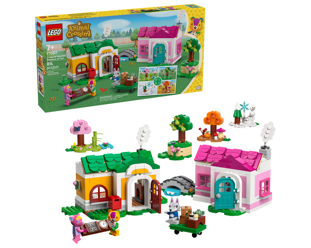 LEGO Animal Crossing Creative Houses Seasons of Fun