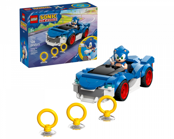 LEGO Sonic the Hedgehog Sonic's Car Speed Star Lightning