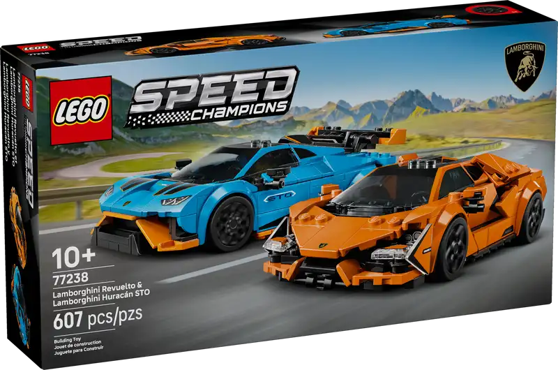 LEGO Speed Champions Lamborghini Revuelto & Huracán STO