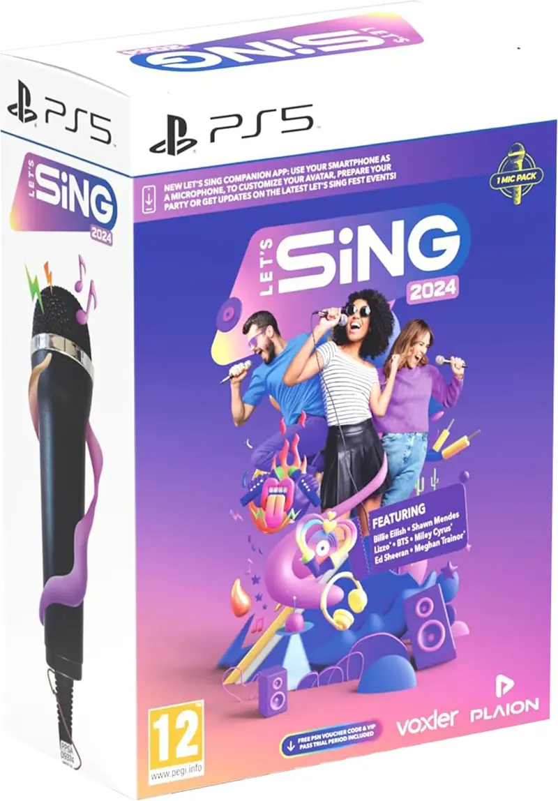 Let's Sing 2023 + Mic PLAYSTATION 5