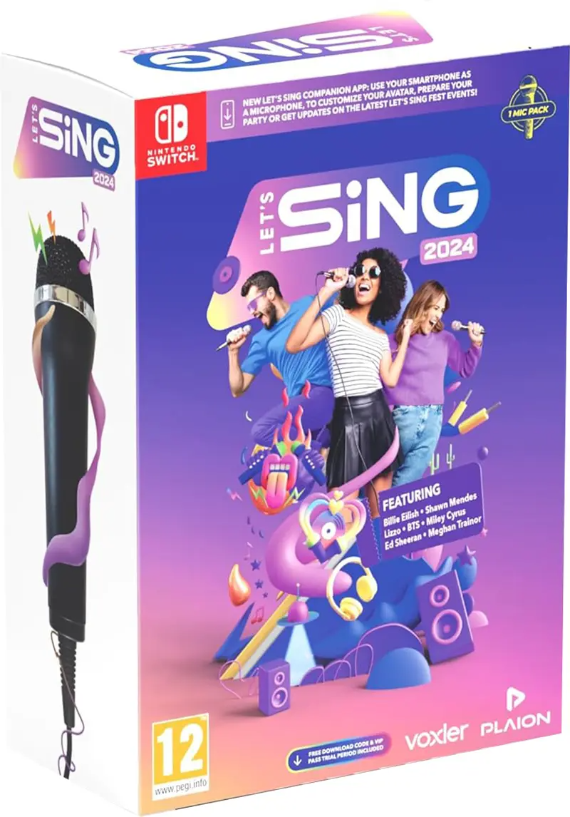 Let's Sing 2023 + Mic Nintendo Switch
