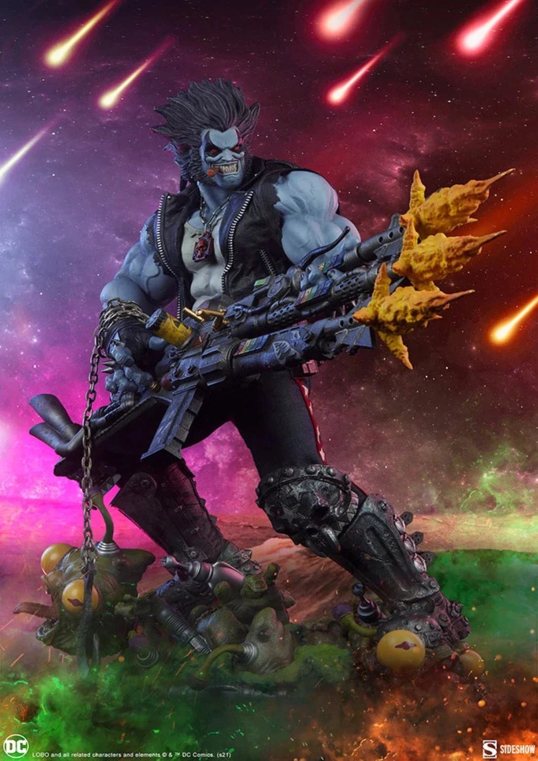SIDESHOW DC COMICS 1/4 LOBO MAQUETTE