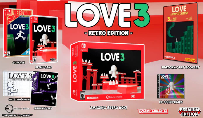 LOVE 3 [RETRO EDITION] Nintendo Switch