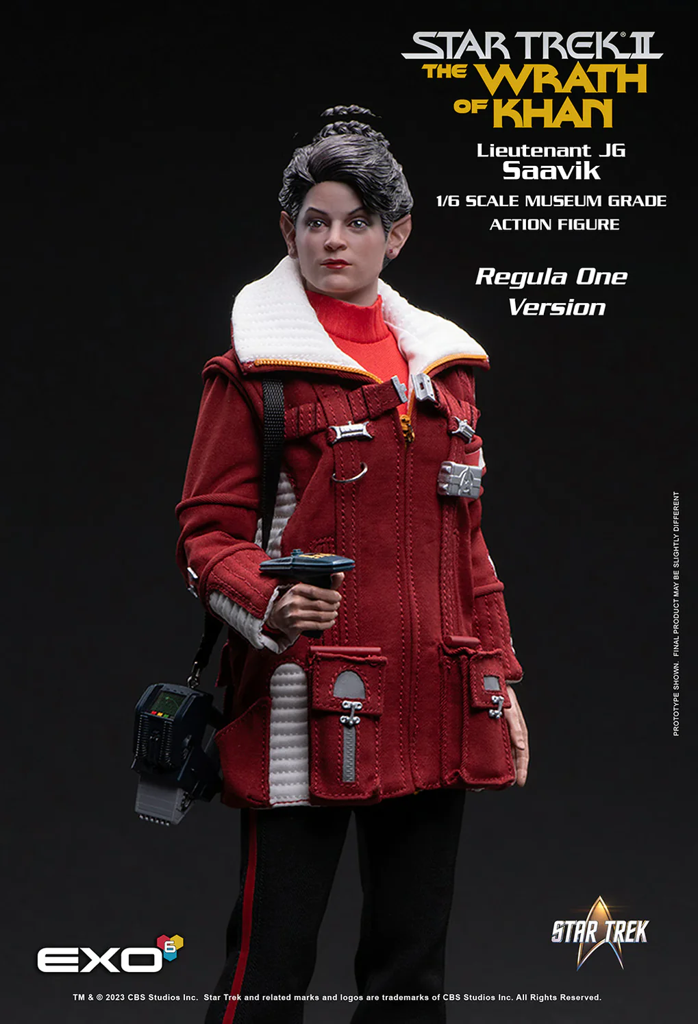 Star Trek The Wrath of Khan Lieutenant Saavik Regula One Ver 1/6 Scale Collectible Figure