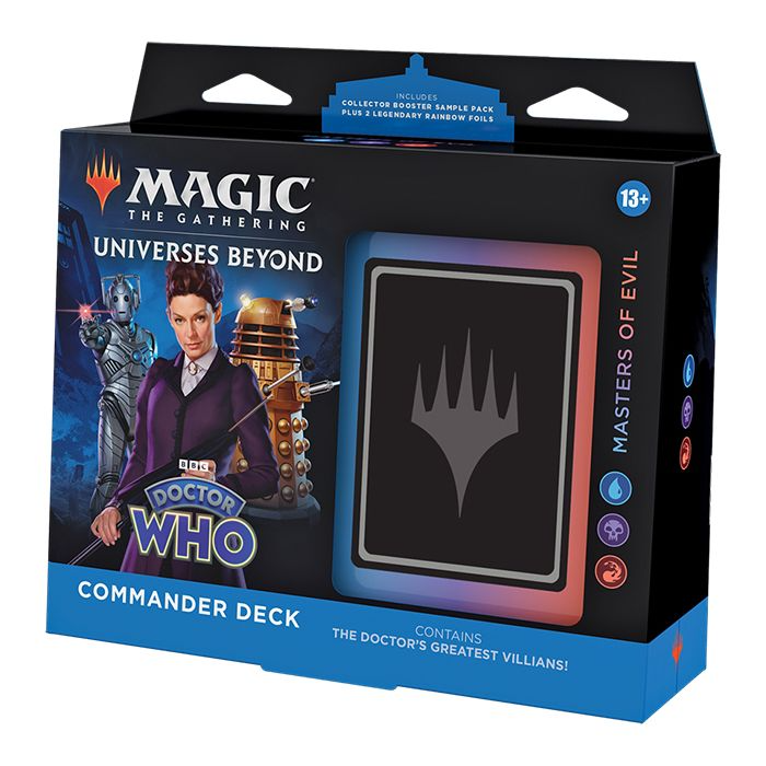 Magic The Gathering Universes Beyond Doctor Who Commander Deck Masters Of Evil