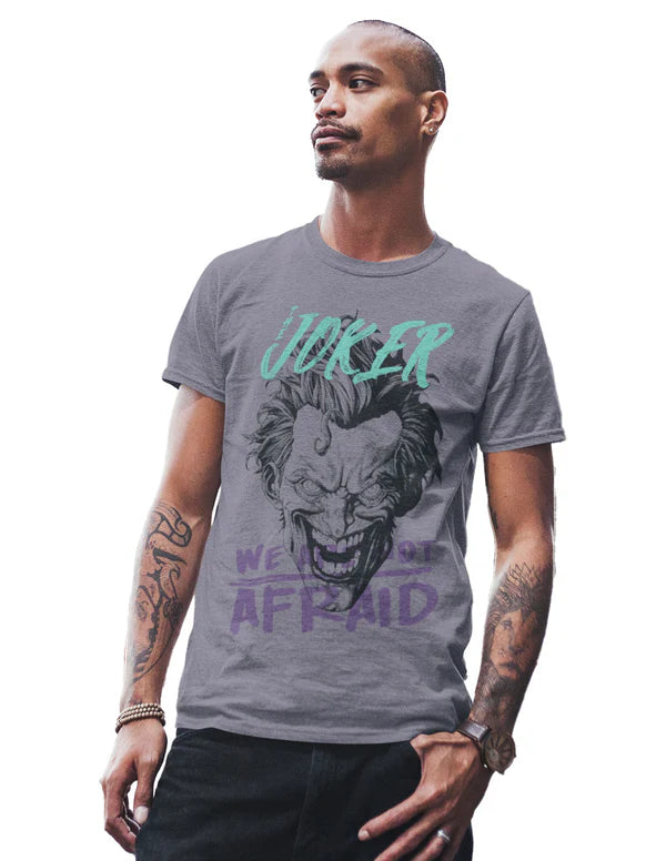 DC Comics Joker We Are Not Afraid T-shirt